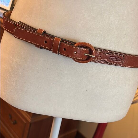 Vintage Jordache Leather Belt - Picture 1 of 10
